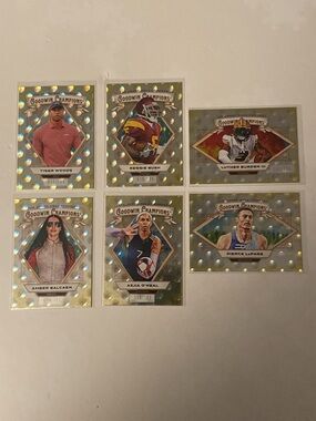 2025 Goodwin Champions Yellow Circles Lot (6 Cards)